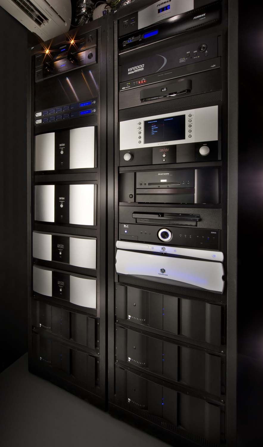 Wiring Racks, Racks, Networking, Front