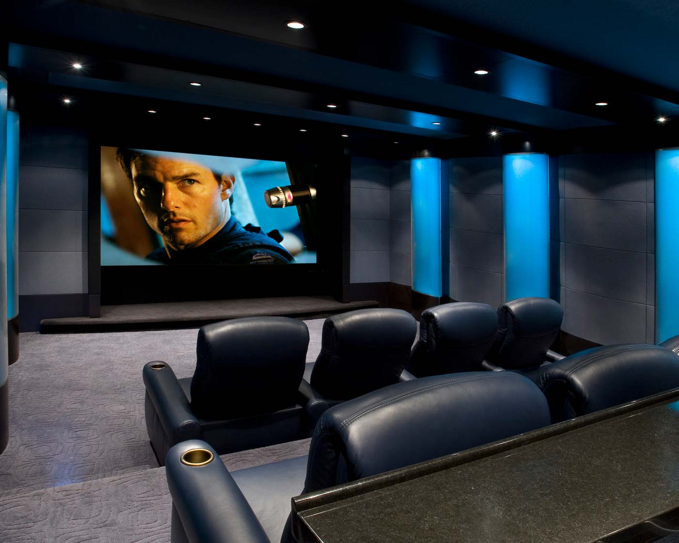 Home Theater Design, Future Home, LED Lighting, Screen