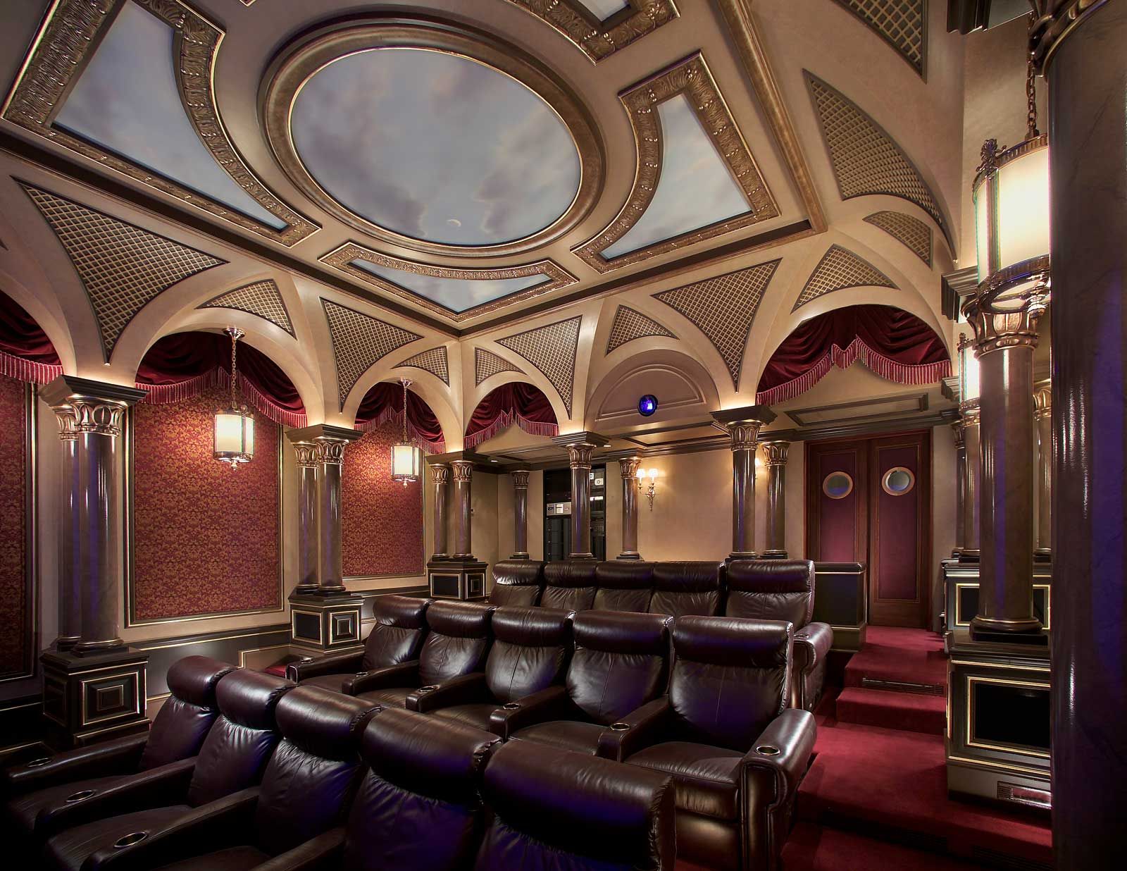 Home Theater, Traditional, Future Home Theater, Home Theater Installation, Details, Arch